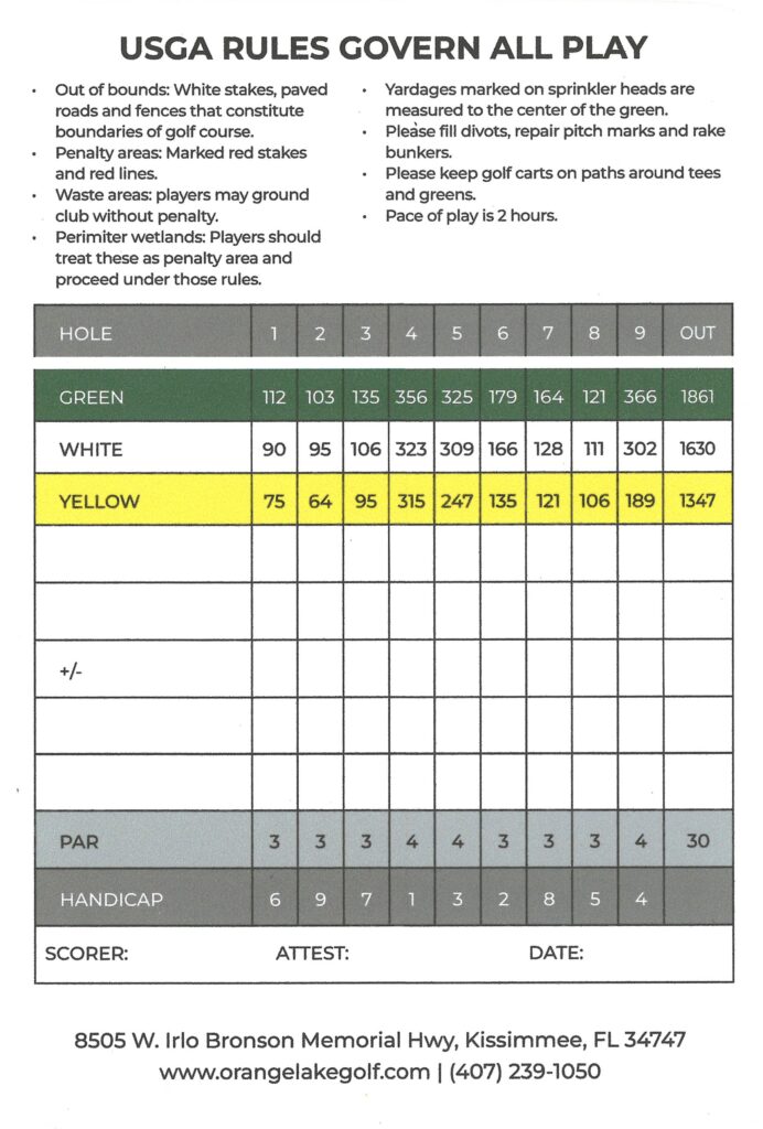 Cranes Bend at Orange Lake Back